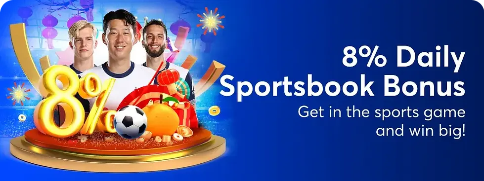 8% Daily Sportsbook Bonus.webp