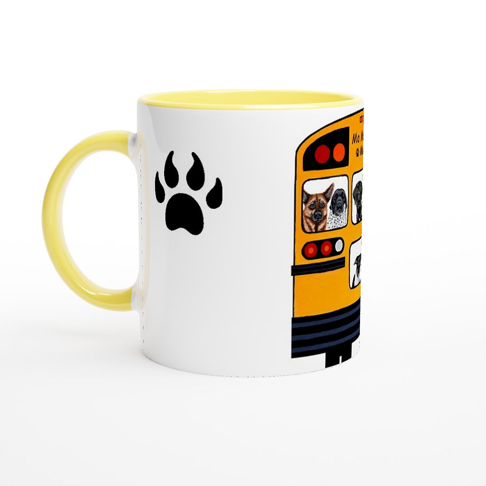Thumbnail: Mo Mountain Mutt Mug with Color Inside