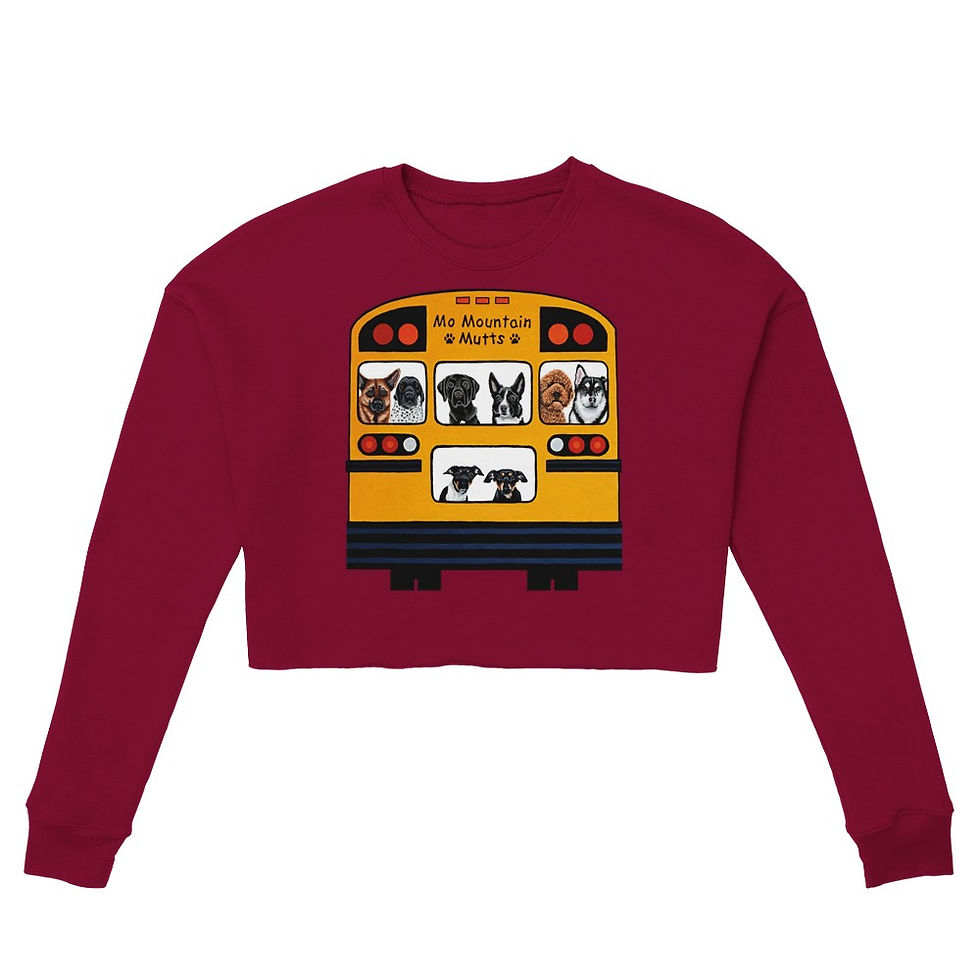Thumbnail: Mo Mountain Mutt Cropped Sweatshirt