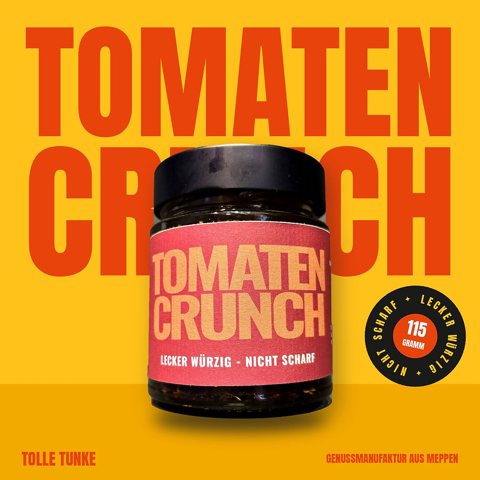 Tomaten Crunch – Vorderseite