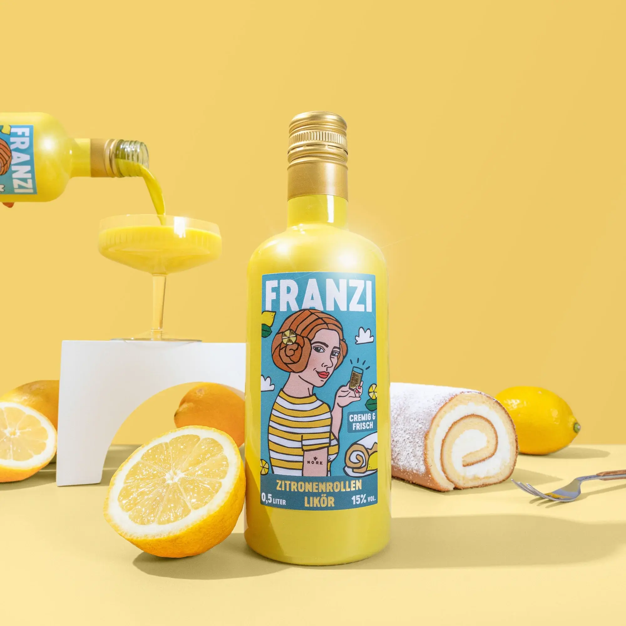 Franzi Zitronenrollenlikör 0.5l