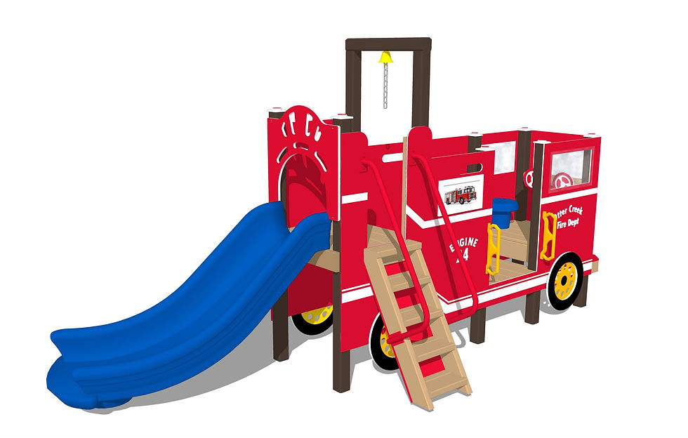 Thumbnail: Fire Truck Preschool Play Set