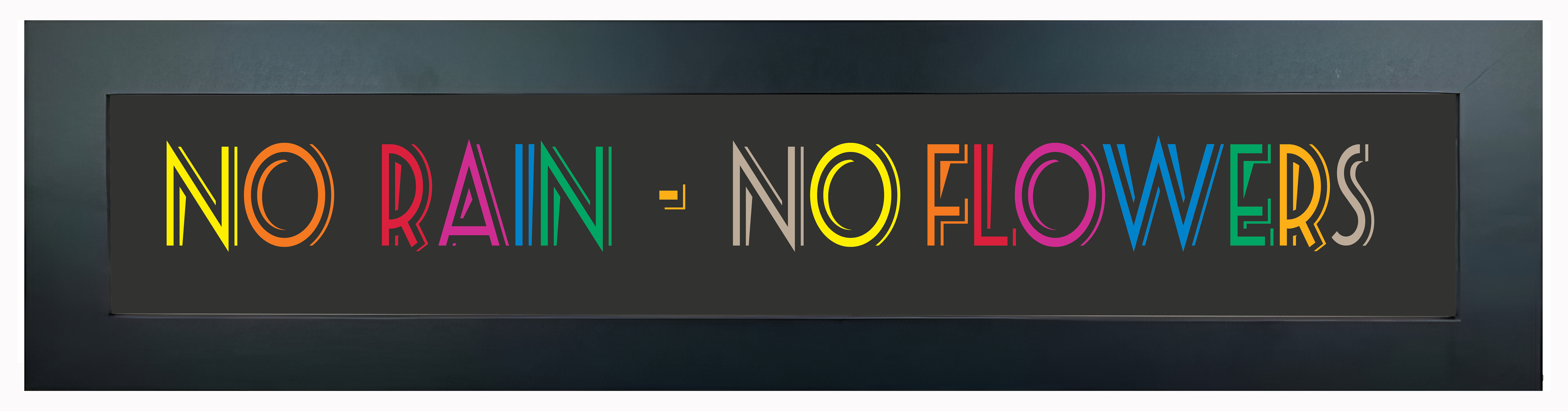 LF171 - No rain - No flowers - Large Frame