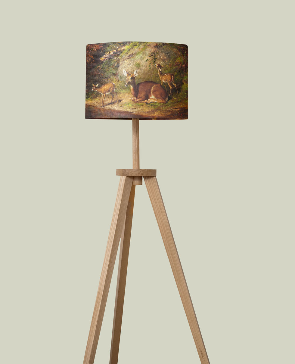 Thumbnail: Handmade in England deer lampshade