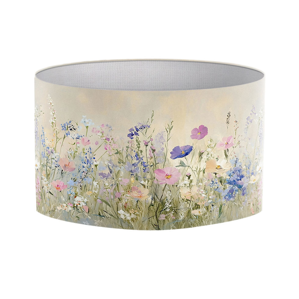Thumbnail: English meadow floral lampshade