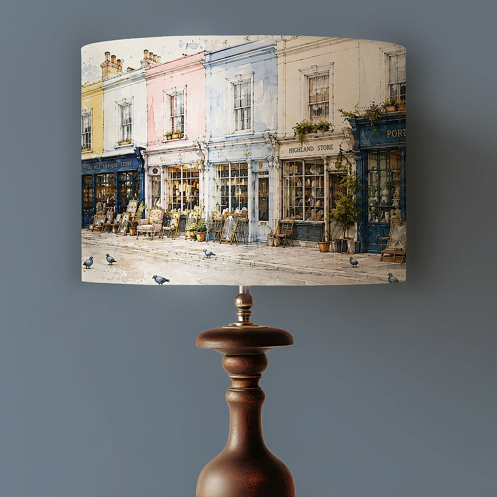 Thumbnail: Notting Hill Lampshade for table lamp or ceiling pendant