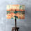 Thumbnail: Handmade Lampshade with trendy surfer print, modern lampshade
