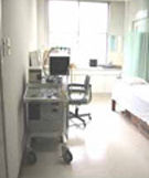 大西病院の診察室内