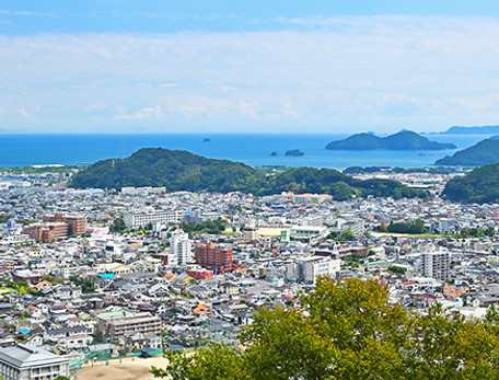 大分県佐伯市の風景