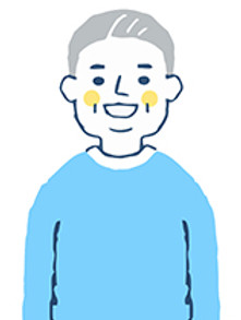 説明する男性