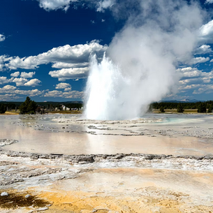 Great Fountain Geyser Eruption