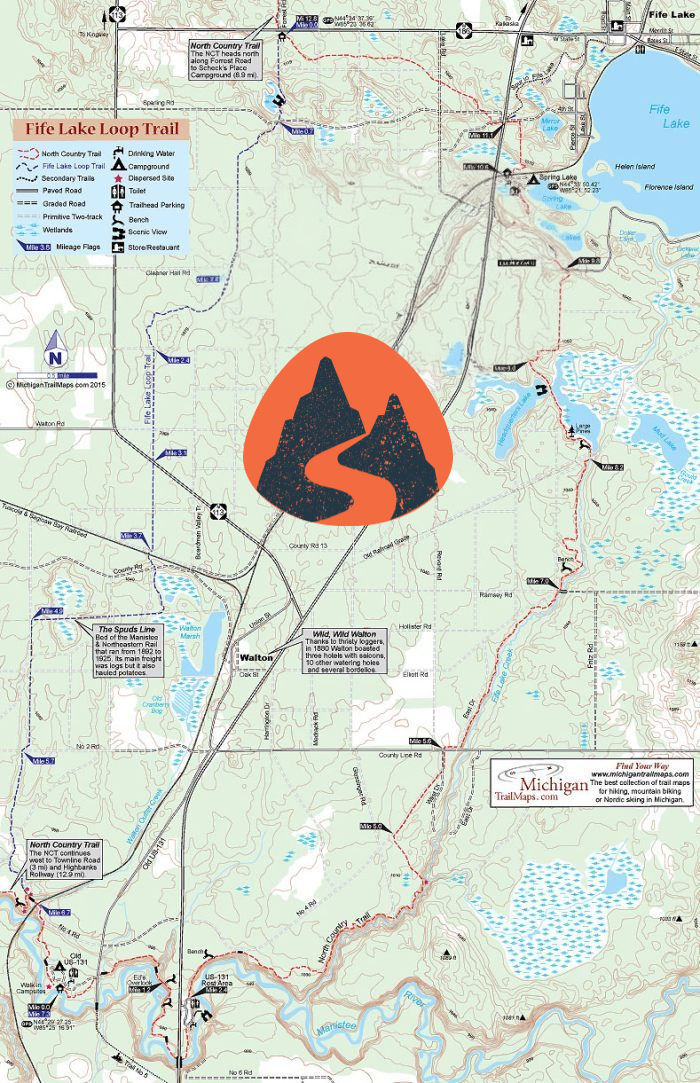 Fife Lake Loop Trail Map