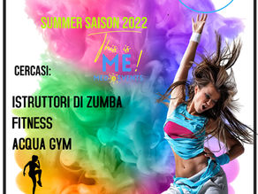 CERCASI ISTRUTTORI ZUMBA E FITNESS ESTATE 2024