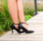 Yvonne Liao little black heels