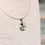 Thumbnail: Sterling Silver Framed Toadstools Pendant & Chain