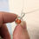 Thumbnail: Sterling Silver Mini Cage Pendant with Rare Orange Sea Glass