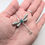 Thumbnail: Sterling Silver Dragonfly Pendant & Brooch with Teal Sea Glass