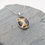Thumbnail: Sterling Silver Baltic Amber Pendant with Etched Sunflower Intaglio 