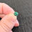 Thumbnail: 6mm Round Sterling Silver Malachite Stud Earrings