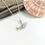 Thumbnail: Sterling Silver Two Tone Mother & Baby Whale Necklace