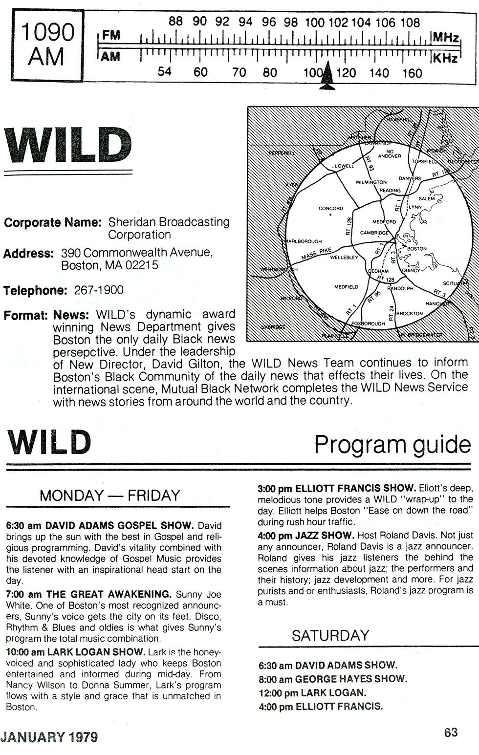 WILD Listing Jan 1979