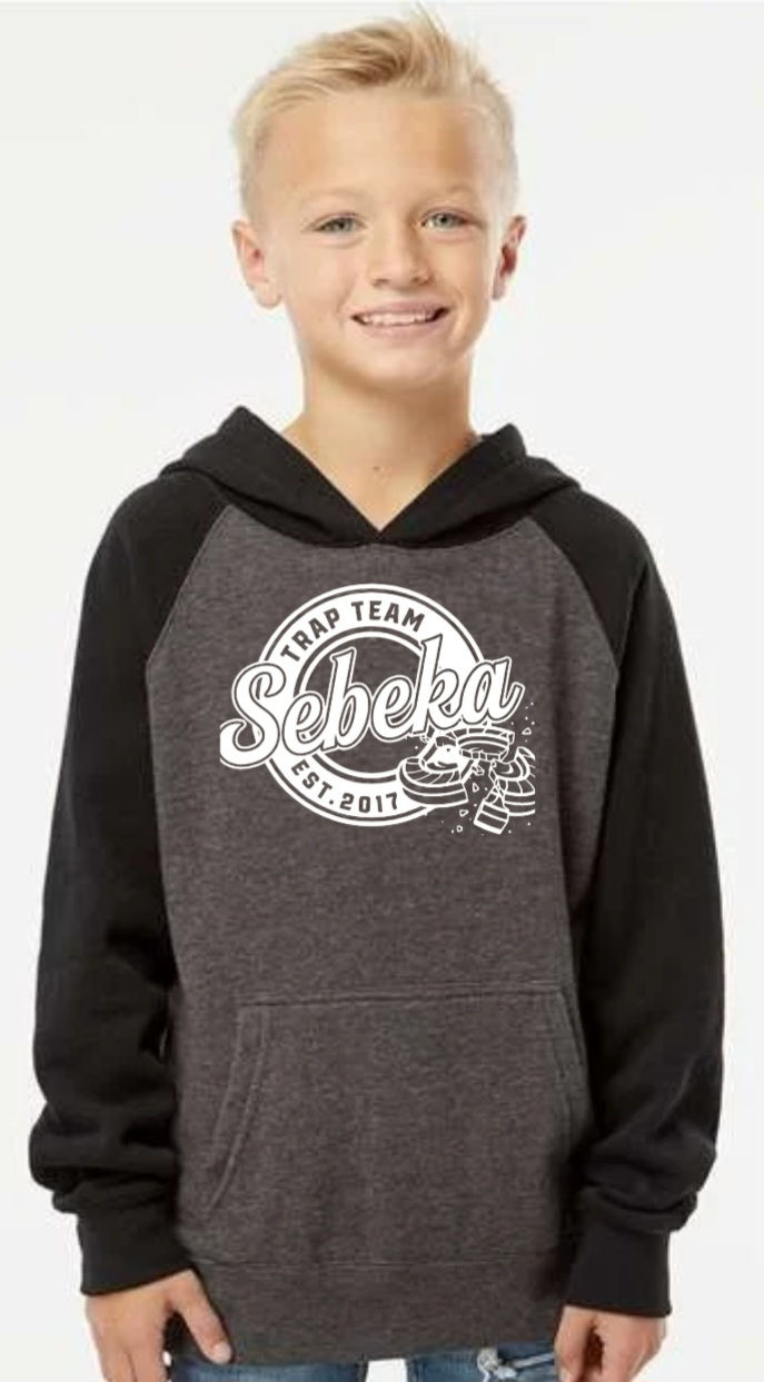 YOUTH 2 toned  hooded sweatshirt