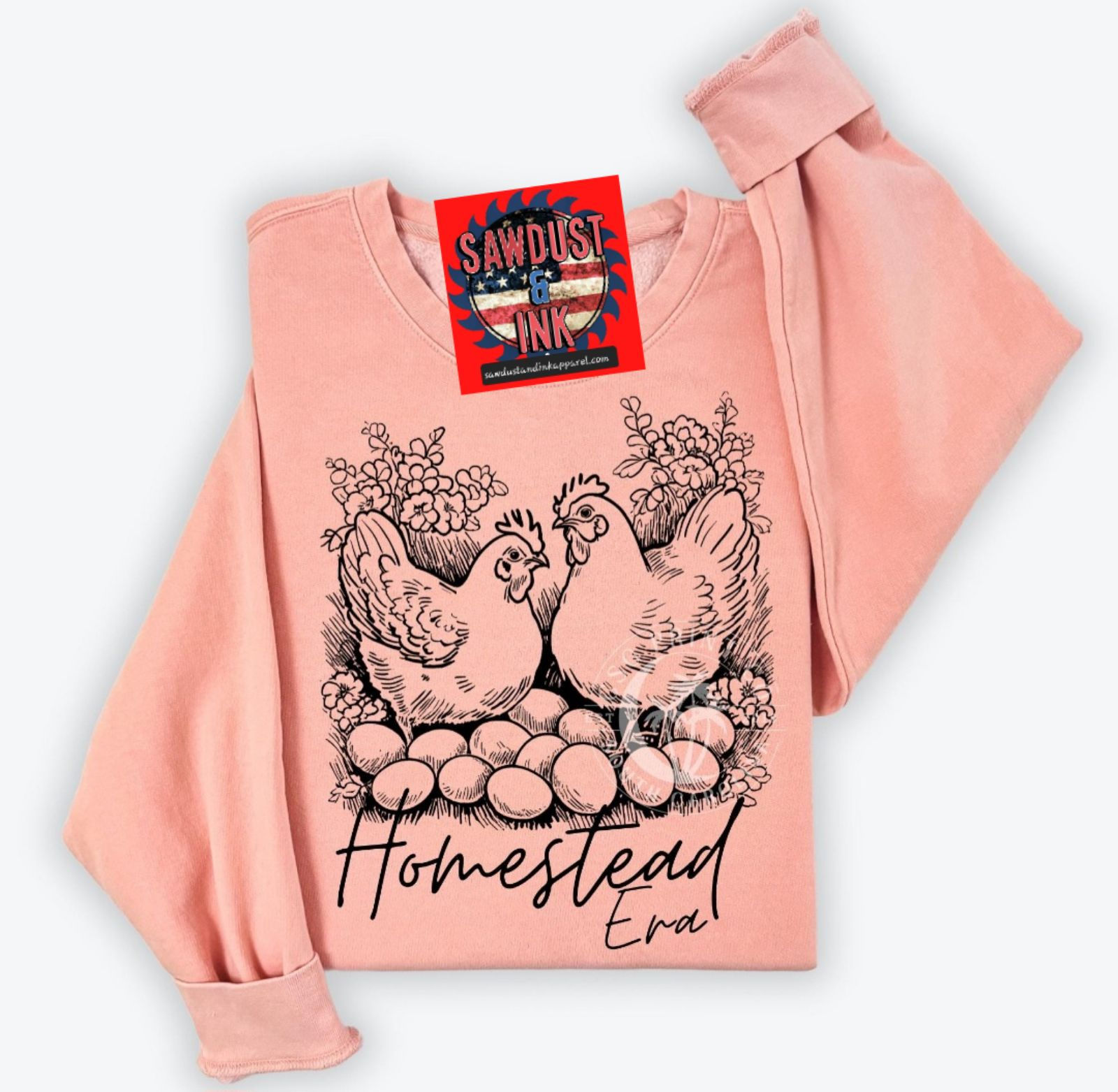 Homestead era mineral wash crewneck