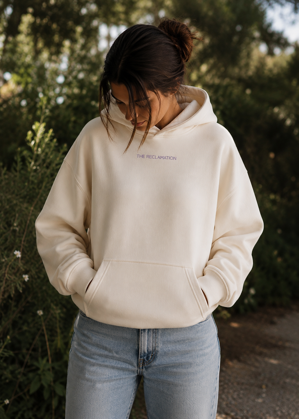 Thumbnail: Apricot Reclamation Collection- Unisex Oversized Heavyweight Hoodie