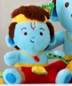 Thumbnail: Baby Krishna Plush Toy 15.24cm