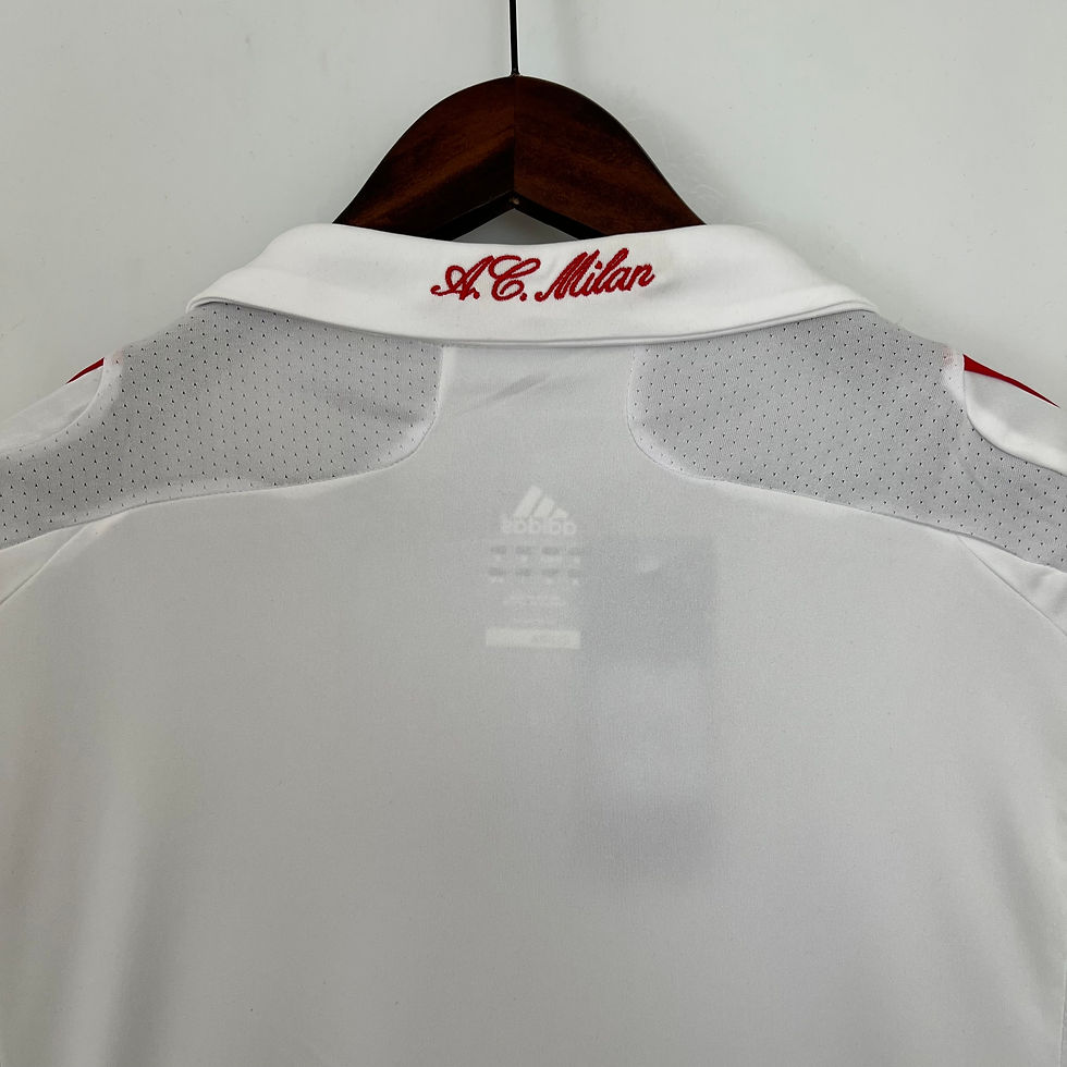 Miniatura: Camisa Retrô Milan 2007-08 Reserva Masculina