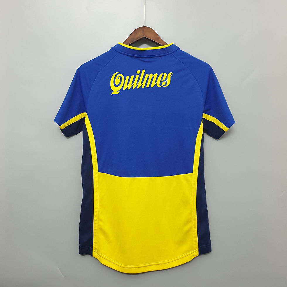 Miniatura: Camisa Retrô Boca Juniors Home 2001 Masculina
