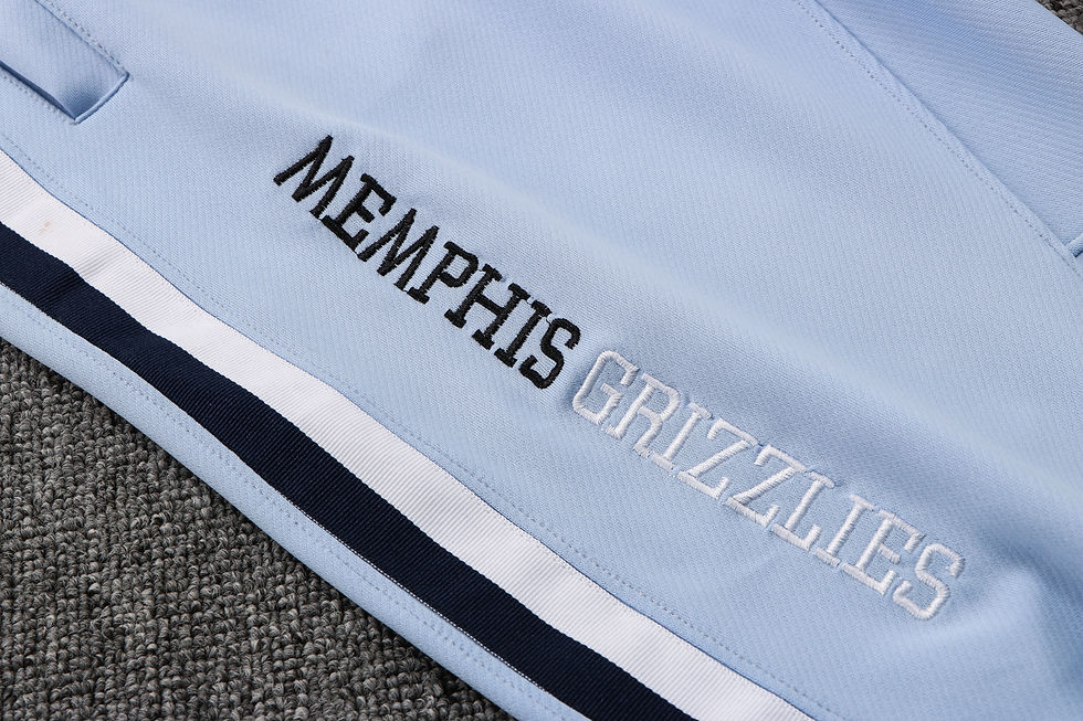 Miniatura: Conjunto Memphis Grizzlies 2023–24 Baby Blue Masculino