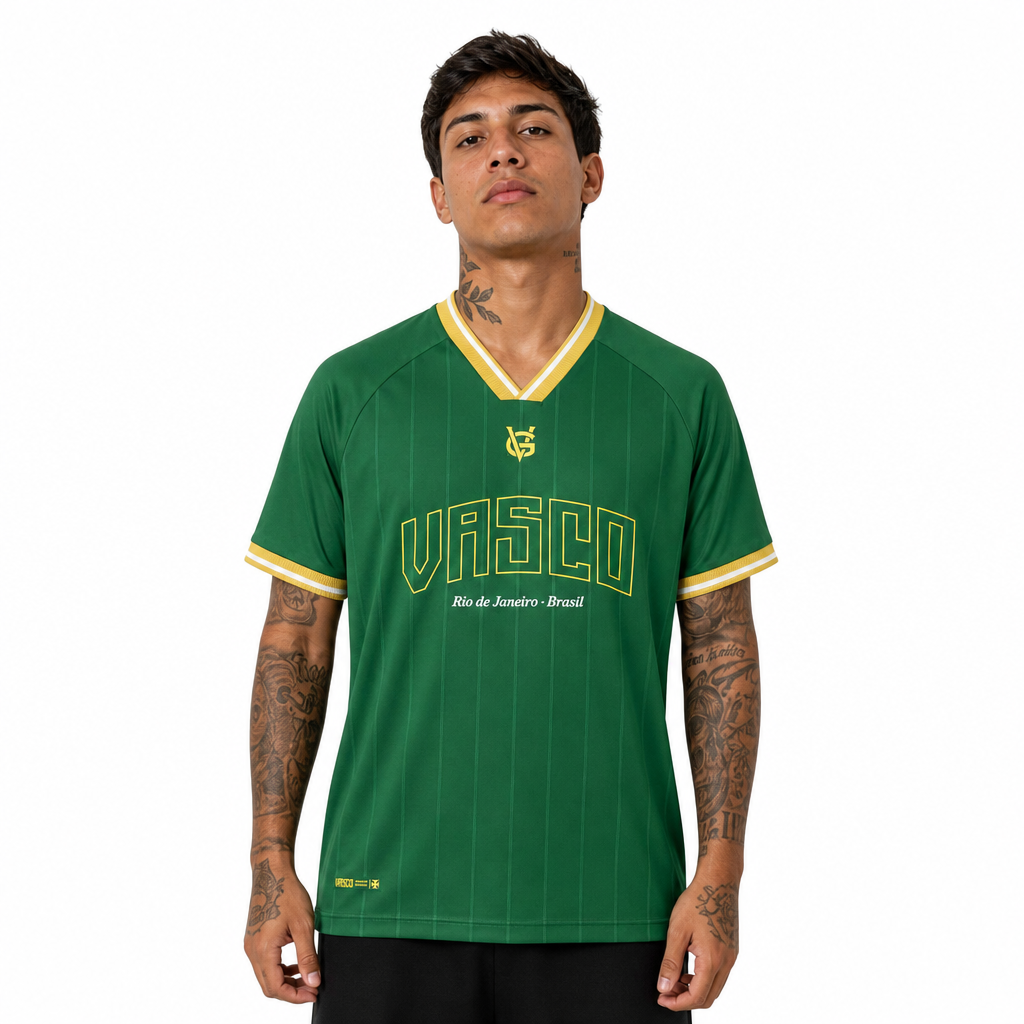 Camisa Torcedor Vasco da gama Brasil Louro da Colina 2026/27 Masculina