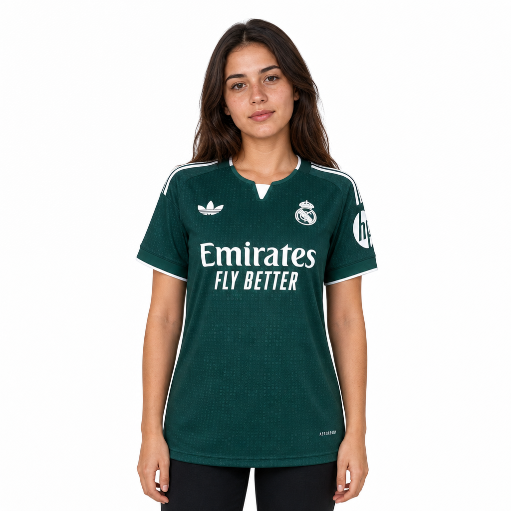 Camisa Torcedor Real Madrid Away 2026/27 Feminina
