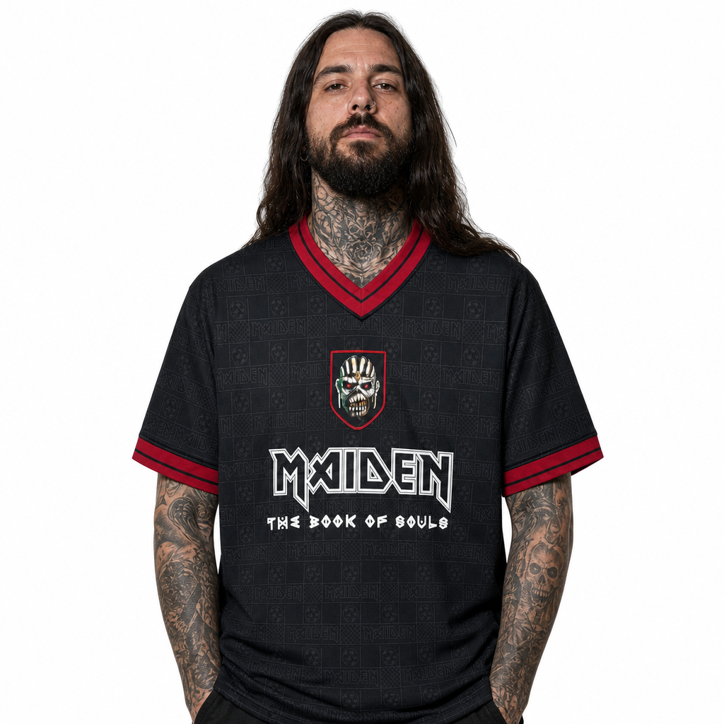 Camisa Retrô Iron Maiden Home 2016 Masculina