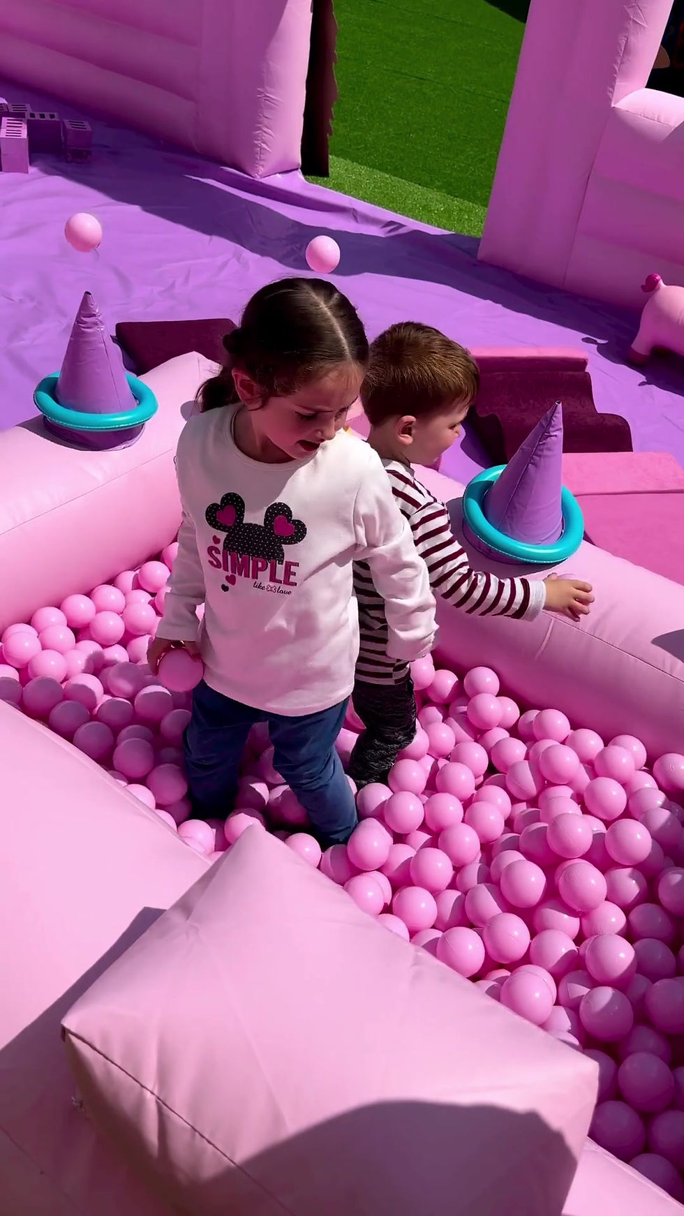 Thumbnail: Wally Jolly's Sparkly Princess / Unicorn Inflatable Play Park