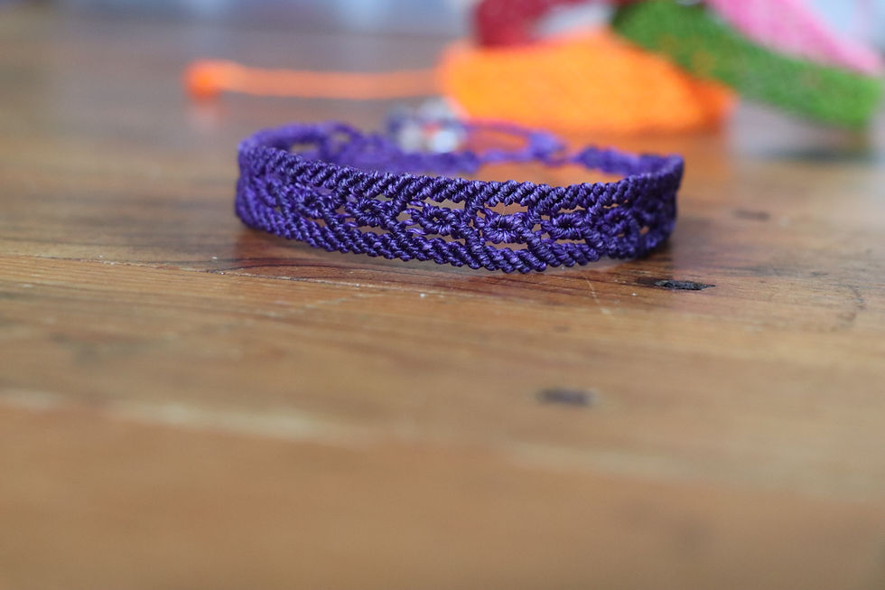 Miniature : Bracelet micro-macramé 013