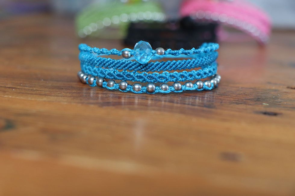 Miniature : Bracelet micro-macramé 012