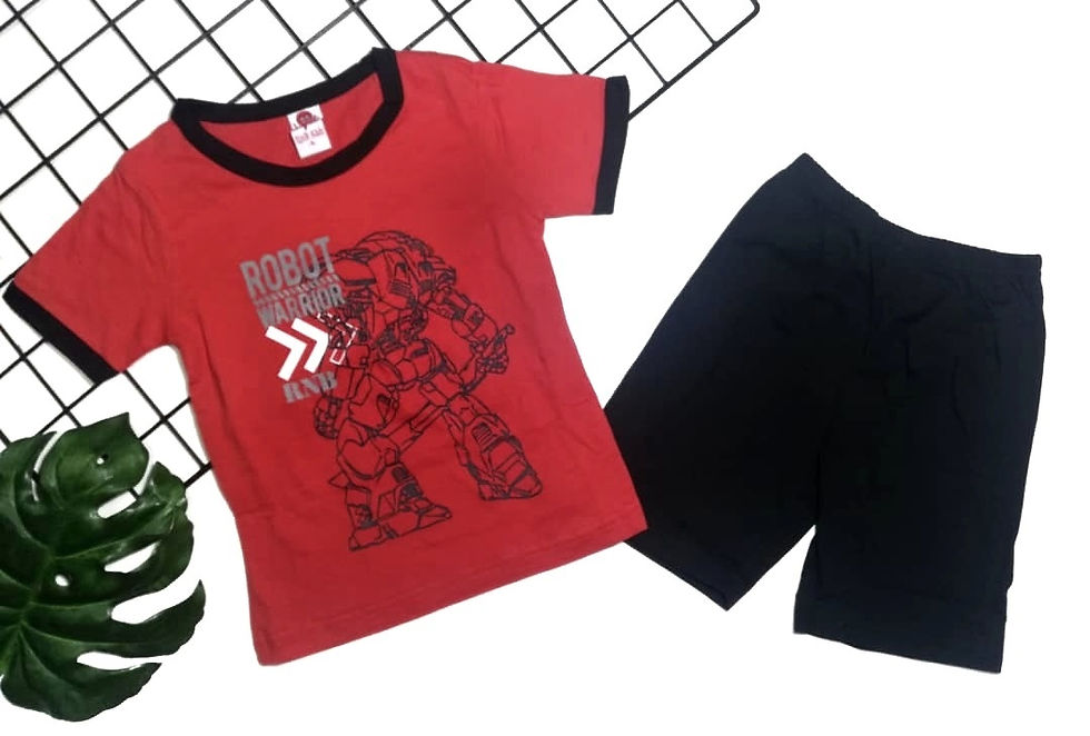 Thumbnail: Kids Boy Casual Wear Short Sleeve Sets