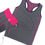 Thumbnail: Women Sleeveless Yoga Set Sports Wear