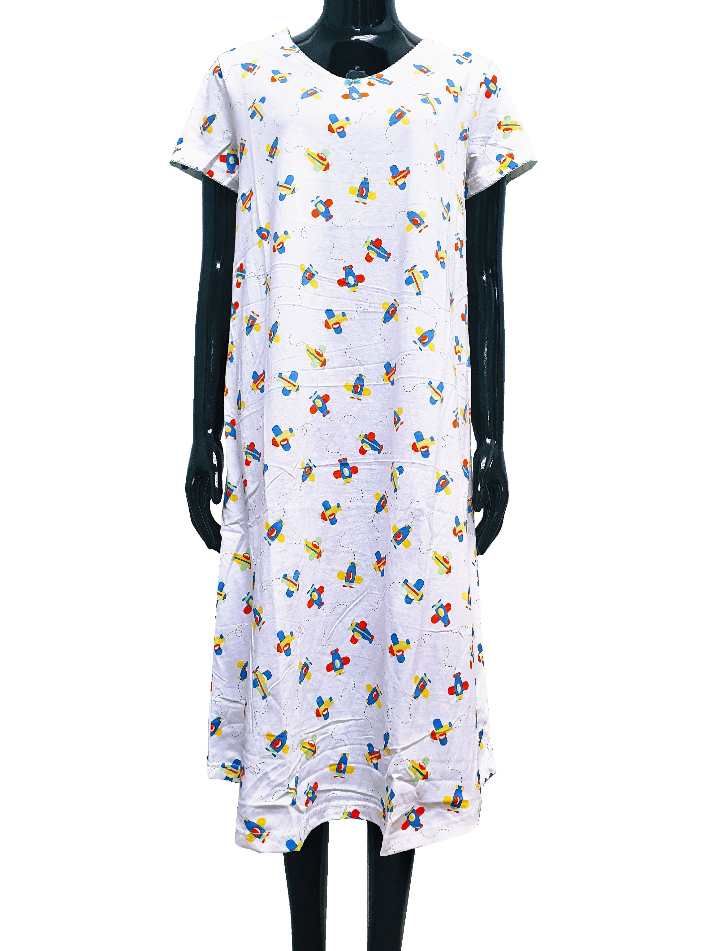 Ladies Short Sleeve Small Ribbon Pyjamas