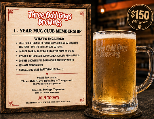 Mug Club Flyer