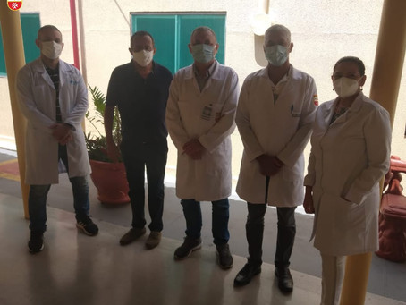 Diretores do Hospital da Polícia Militar General Edson Ramalho visitam Hospital Padre Zé nesta sexta
