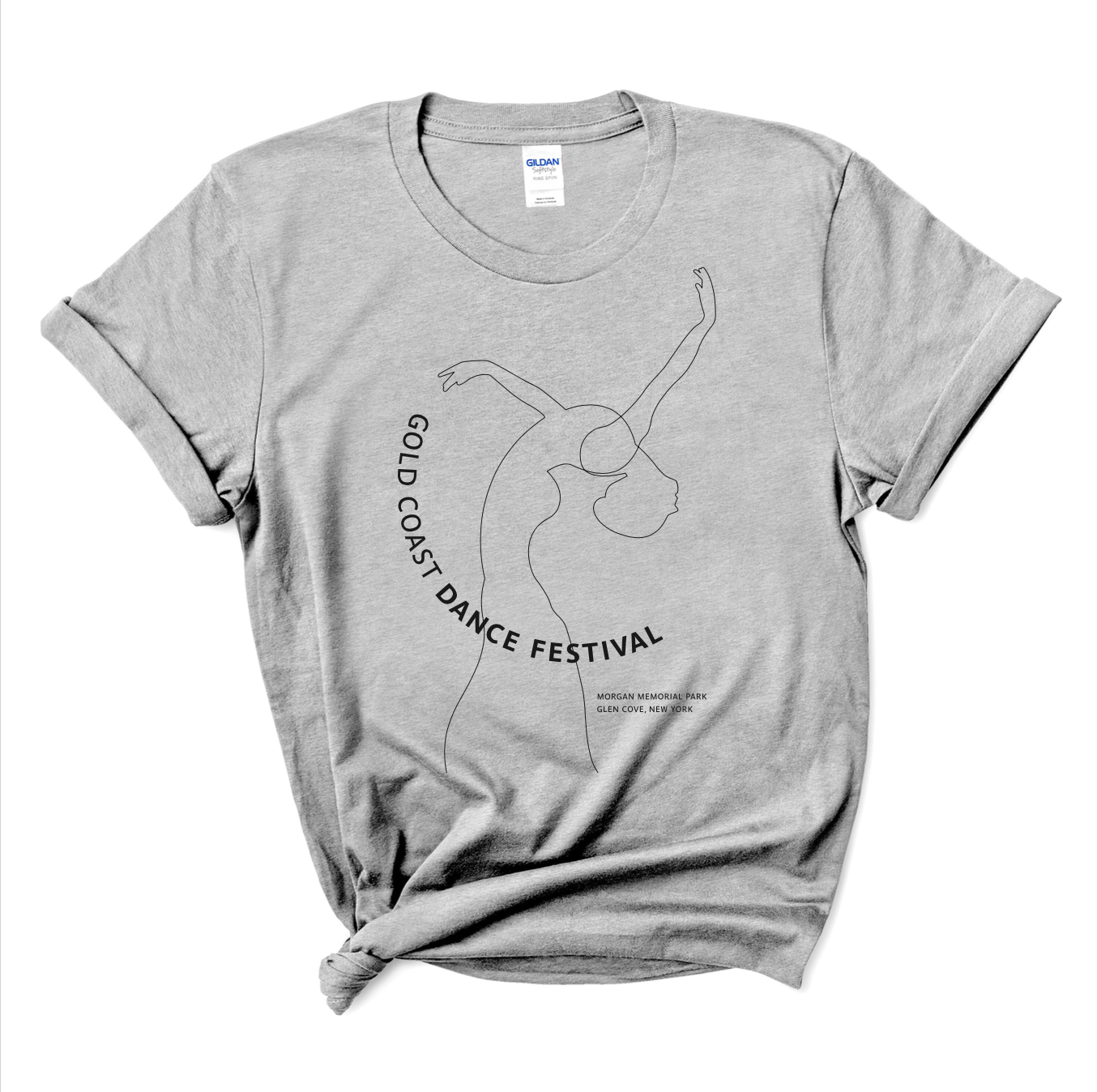 Heather grey front view