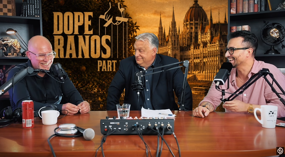 A volt miniszterelnök Dopeman műsorában (forrás: youtube)