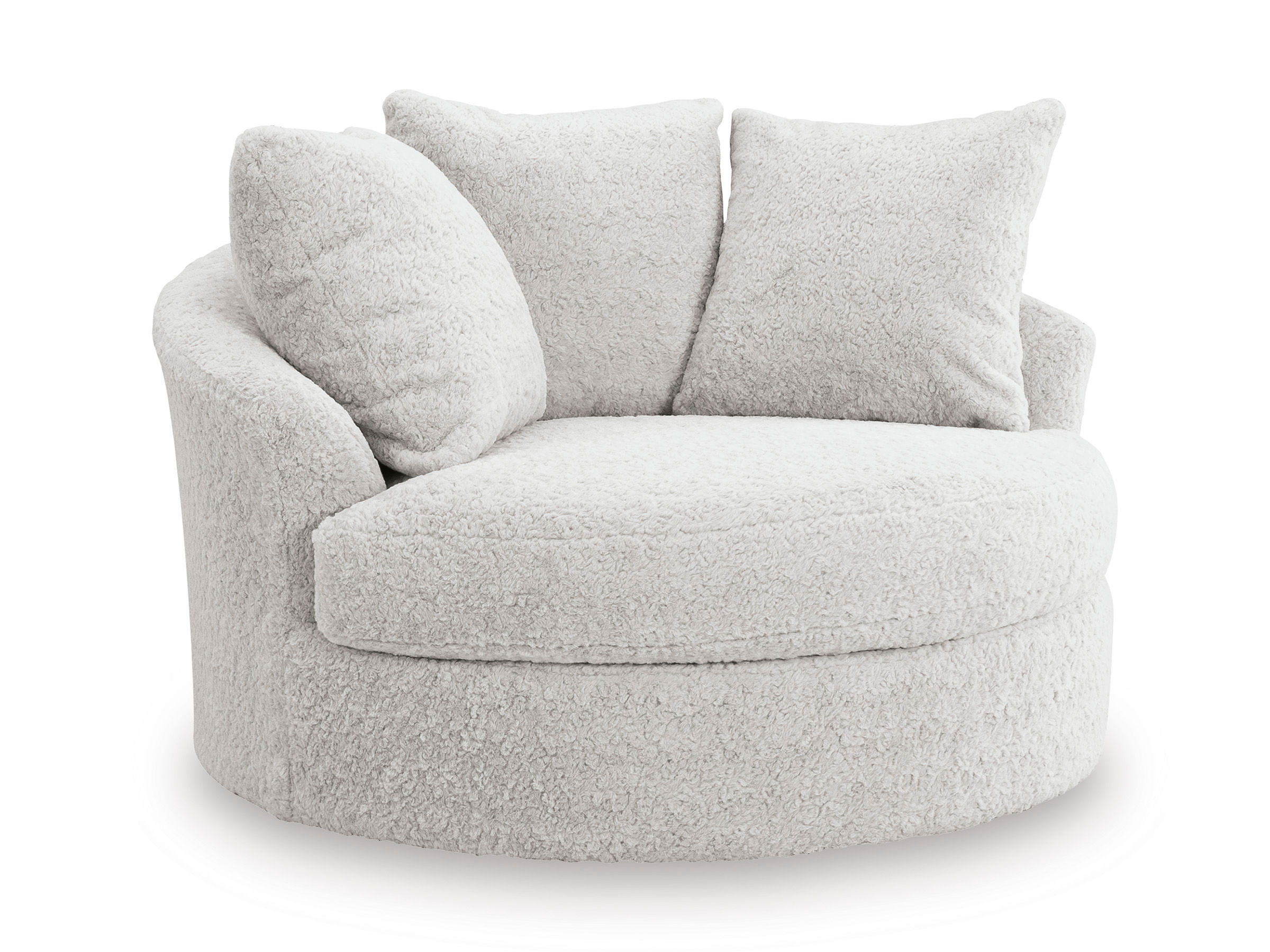 Cuddle Plush Swivel Chair