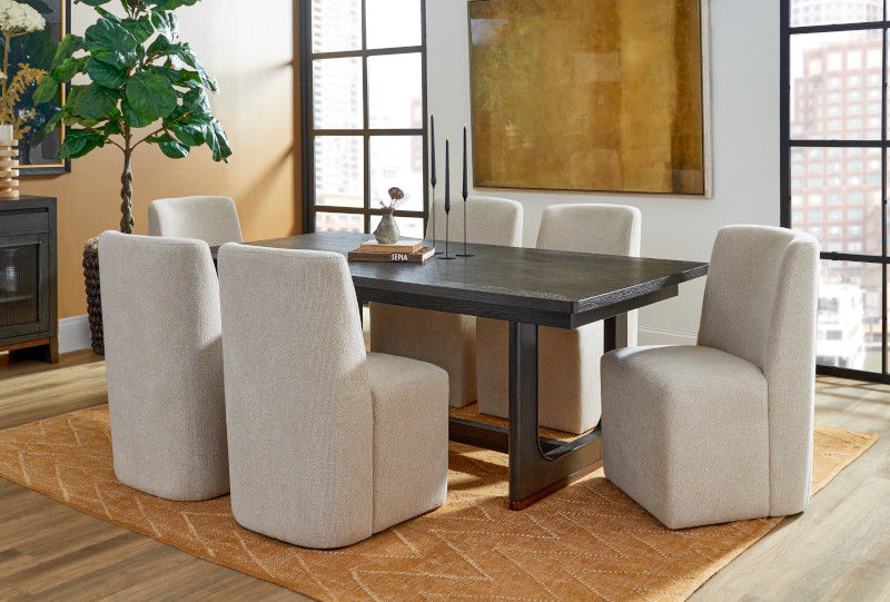 Flexsteel Waterfall Extension Dining Table Set