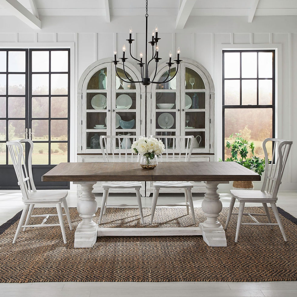 River Place Trestle Table Dining Set