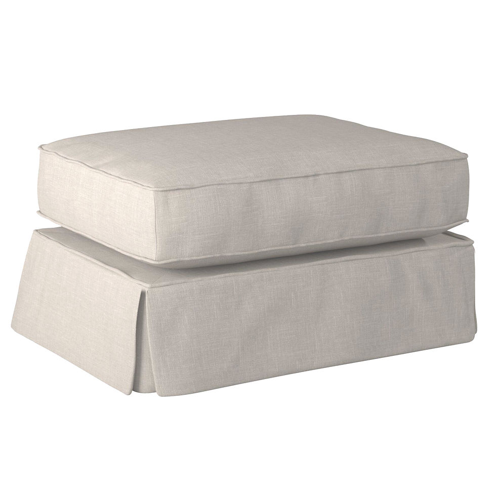 Thumbnail: Americana Slipcovered Ottoman