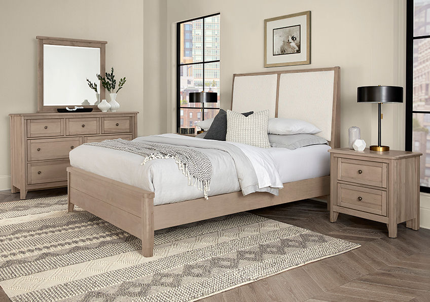 Thumbnail: Vaughan-Bassett Woodbridge Upholstered Bed